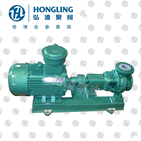IHF氟塑料襯裏離心泵(bèng)